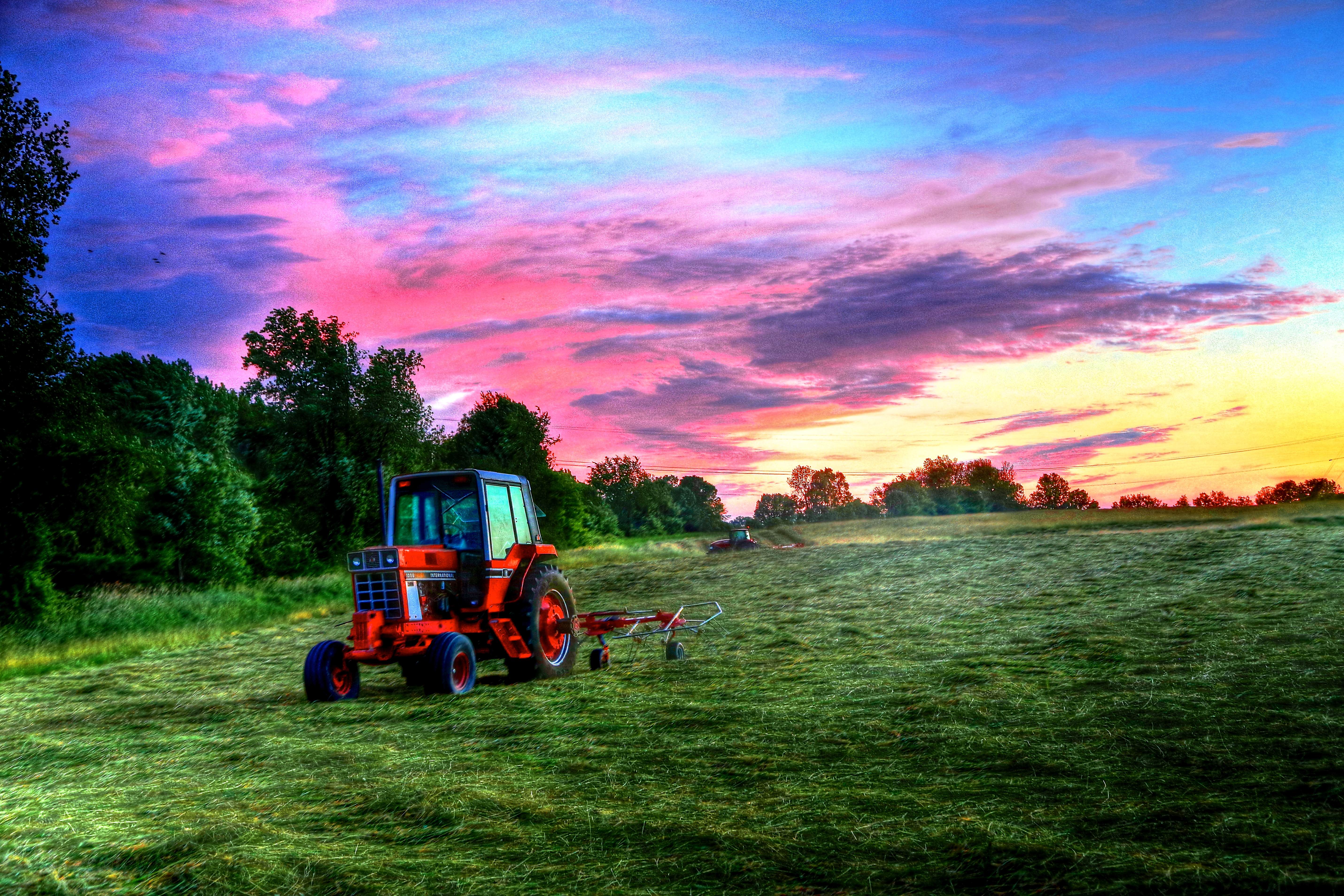 Mount Vernon Ohio Farm Field Sunset Photo Taken by Knox County Ohio
